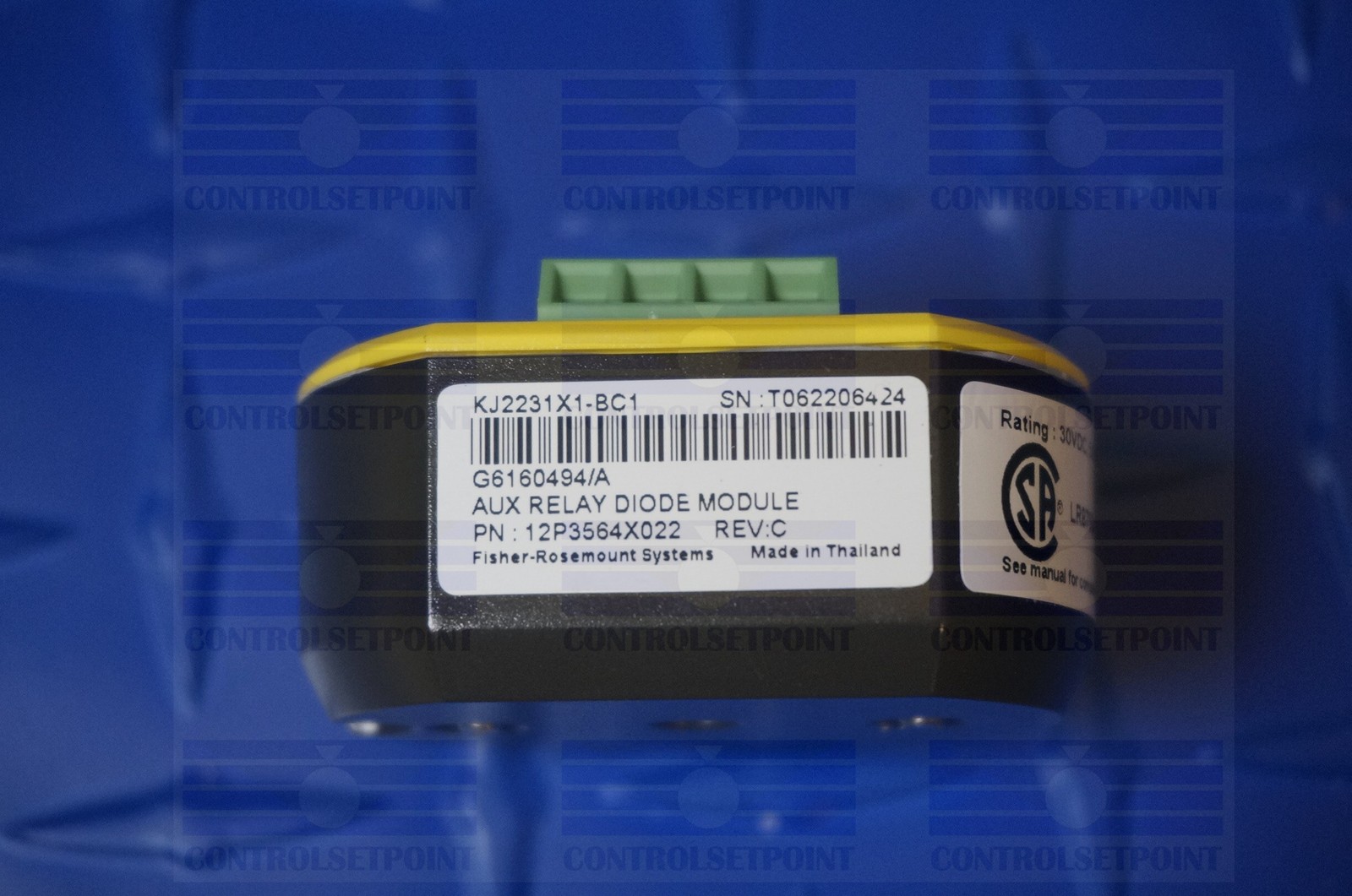 EMERSON DELTAV KJ2231X1-BC1 AUXILIARY RELAY DIODE MODULE