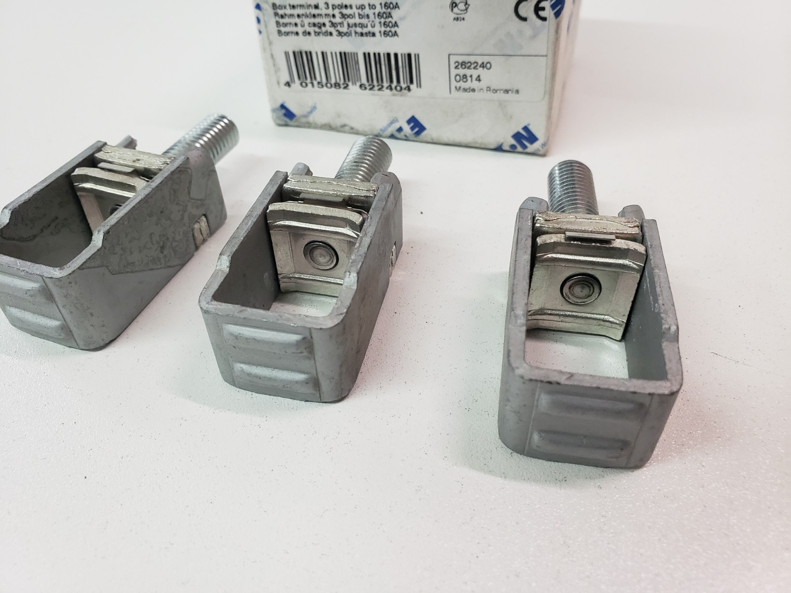 UNUSED – Eaton NZM2-160-XKC Box Terminal Set of 3