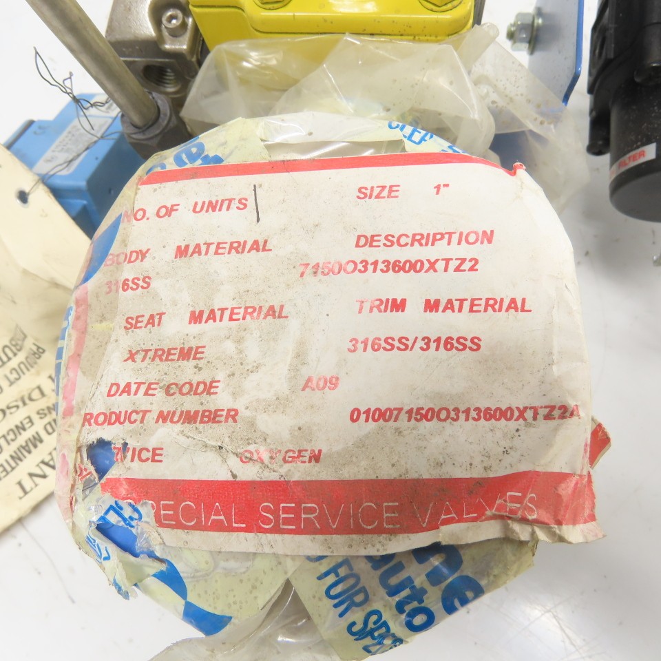 Jamesbury VRVL 100 SR4/5 B LT C-EZ001 1″ Actuator W/ 1″ Valve 7150O313600XTZ2