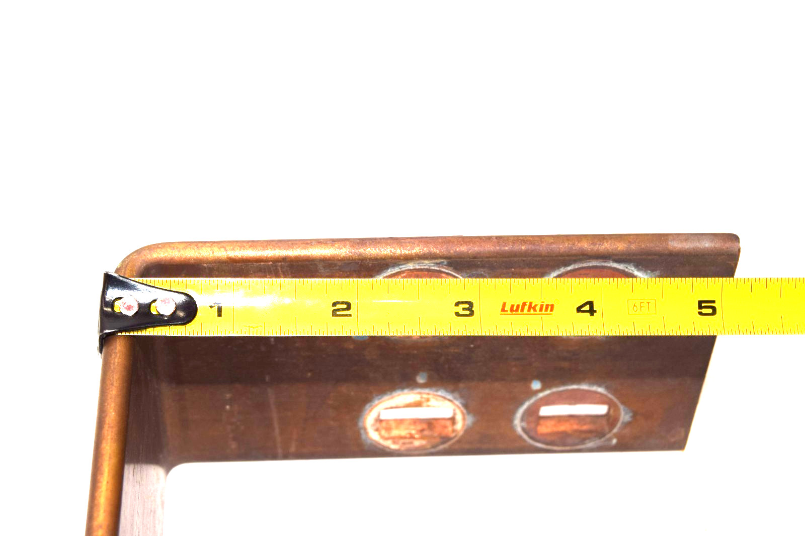 41″ x 3″ x 1/4″ (+4″ offset Step) Copper Flat BusBar bus bar buss bar Stock