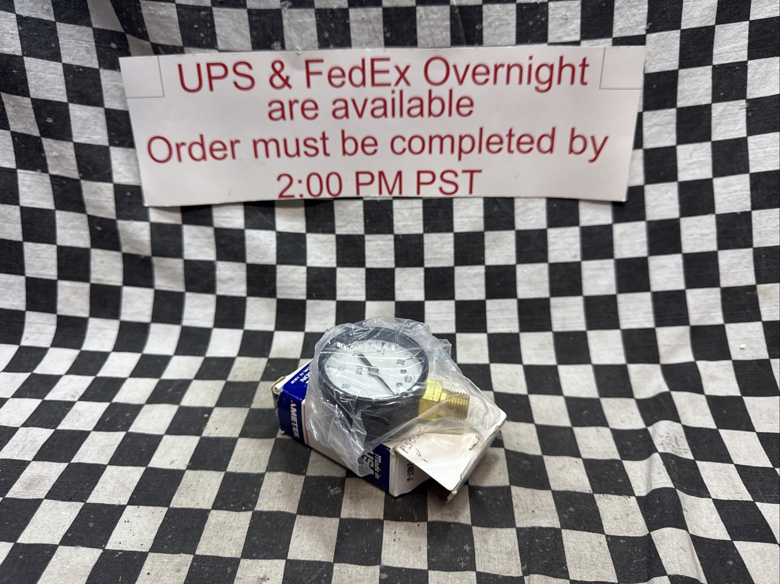 AMETEK USG GAUGE 30 PSI, 1/4″ NPT, BRASS, P500-0030NPT, SHIPSAMEDAY #1556D9