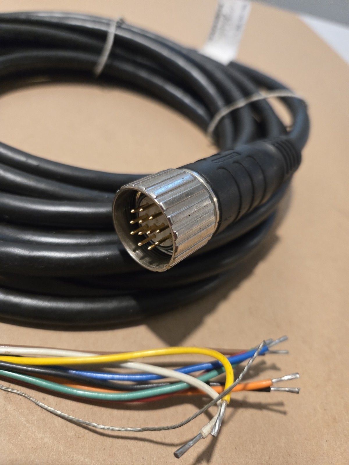 NOS Turck Multi Fast 12-pin Cable CSRM 12-8-5 U4701-85