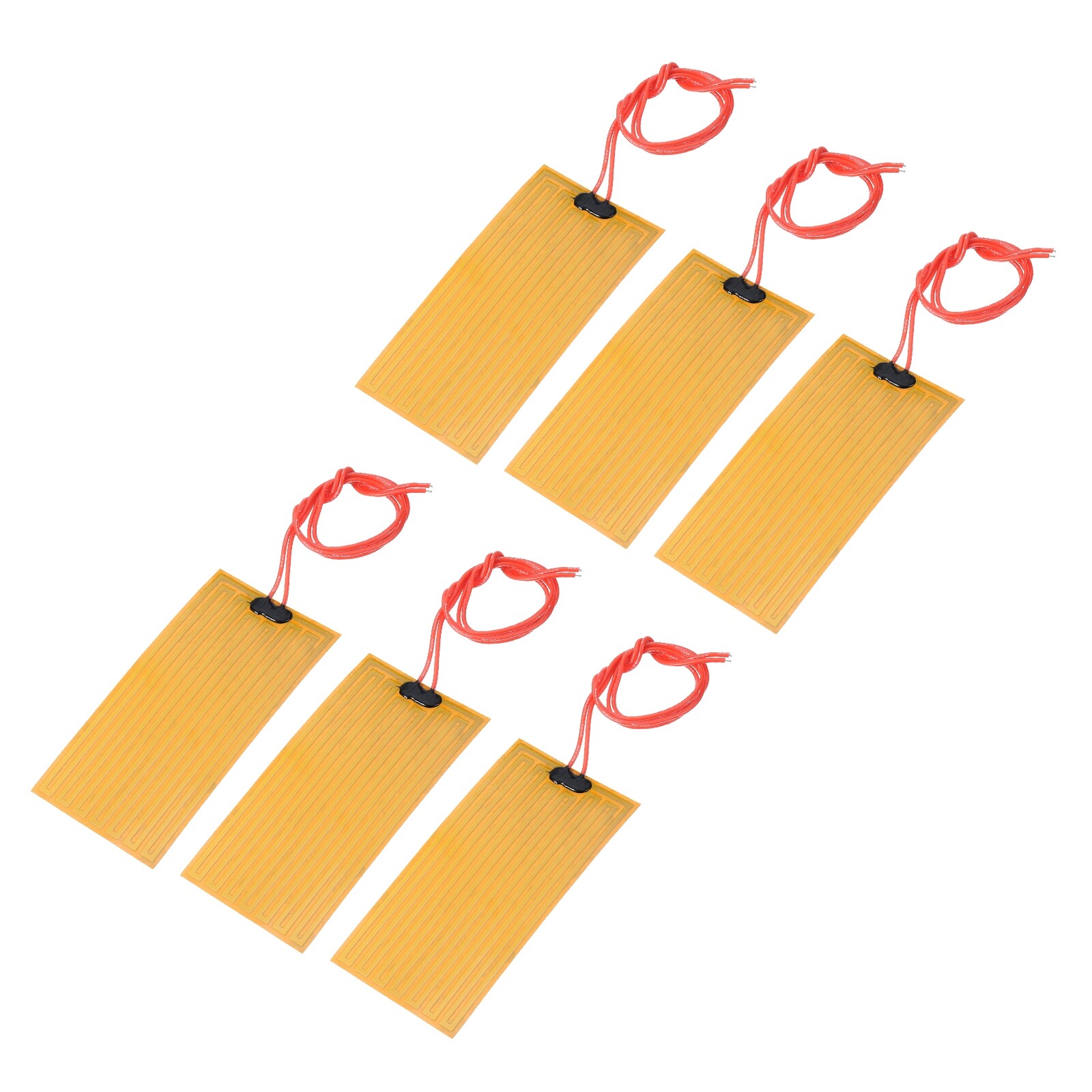 Pack of 6 Heater Film Heating Plate 12V 14W Polyimide Heat Pad 100mmx50mm