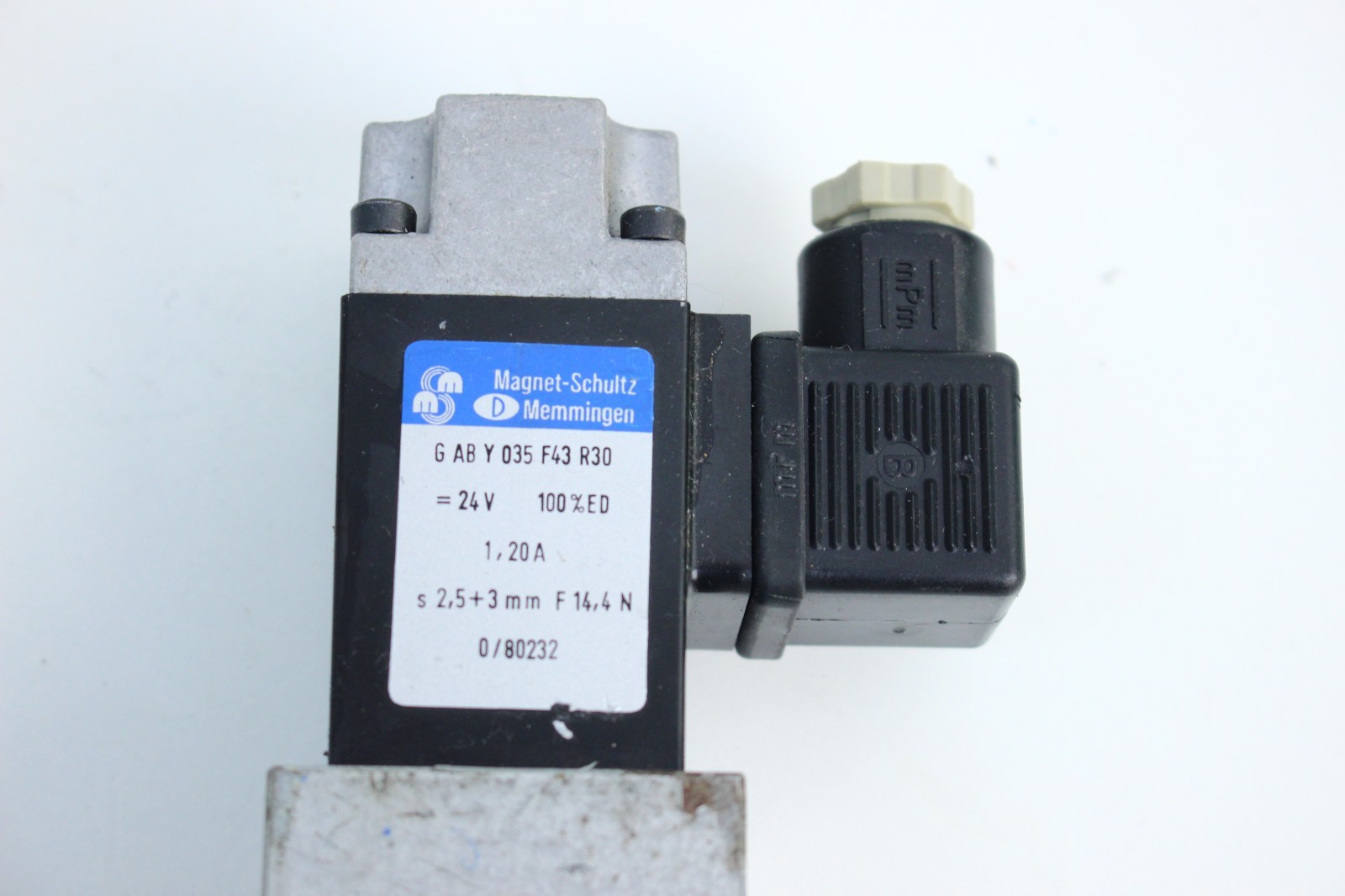 WANDFLUH HYDRAULIC VALVE AE4Z60 Magnet-Schultz GABY-035F43R30 Actuator