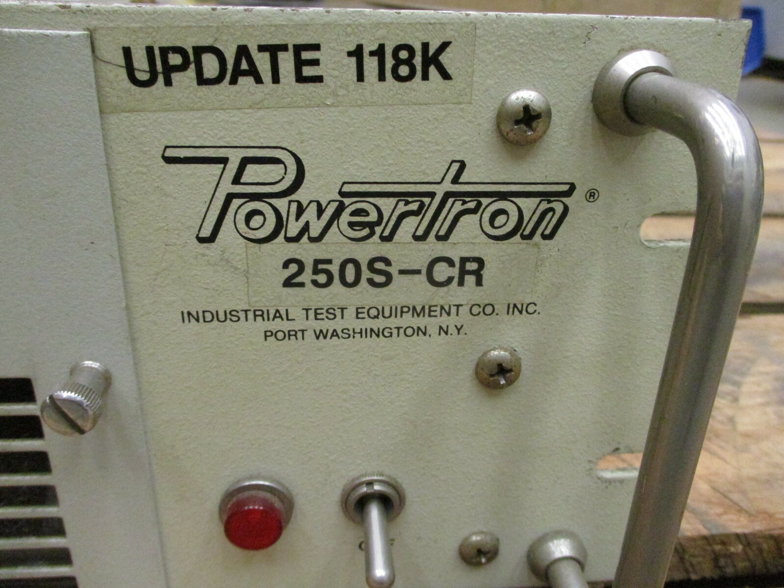 Powertron 250S-CR Industrial Test Equipment Co. A6223ELL