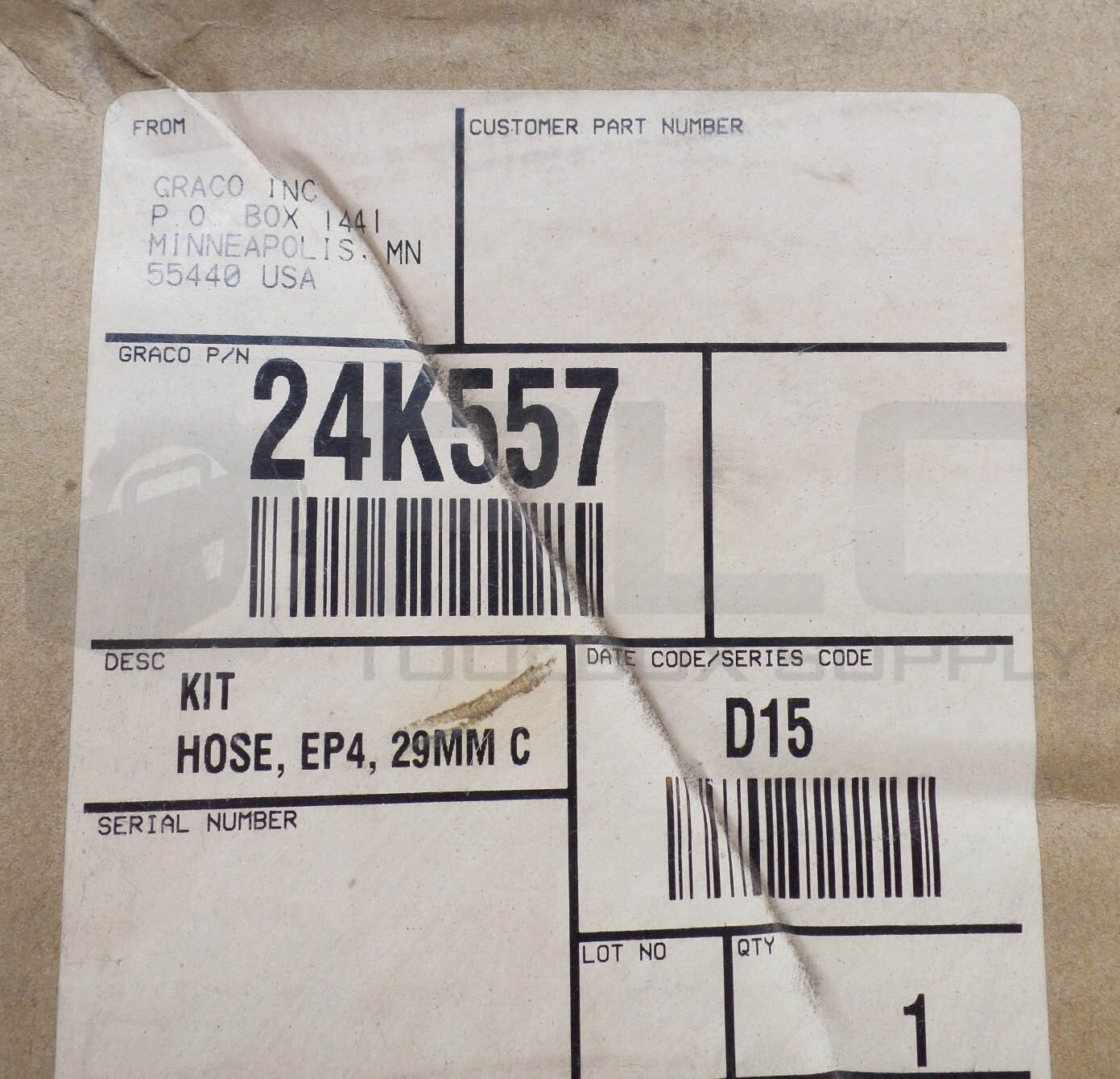 NEW GRACO 24K557 HOSE KIT EP4 29MM C