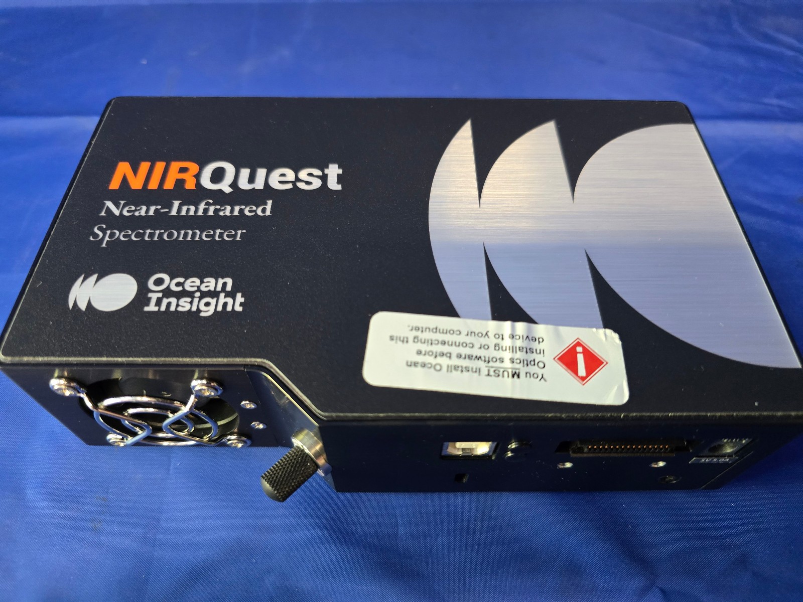 Ocean Optics (was Ocean Insight) NIRQuest spectrometer. Model # NIRQ512.