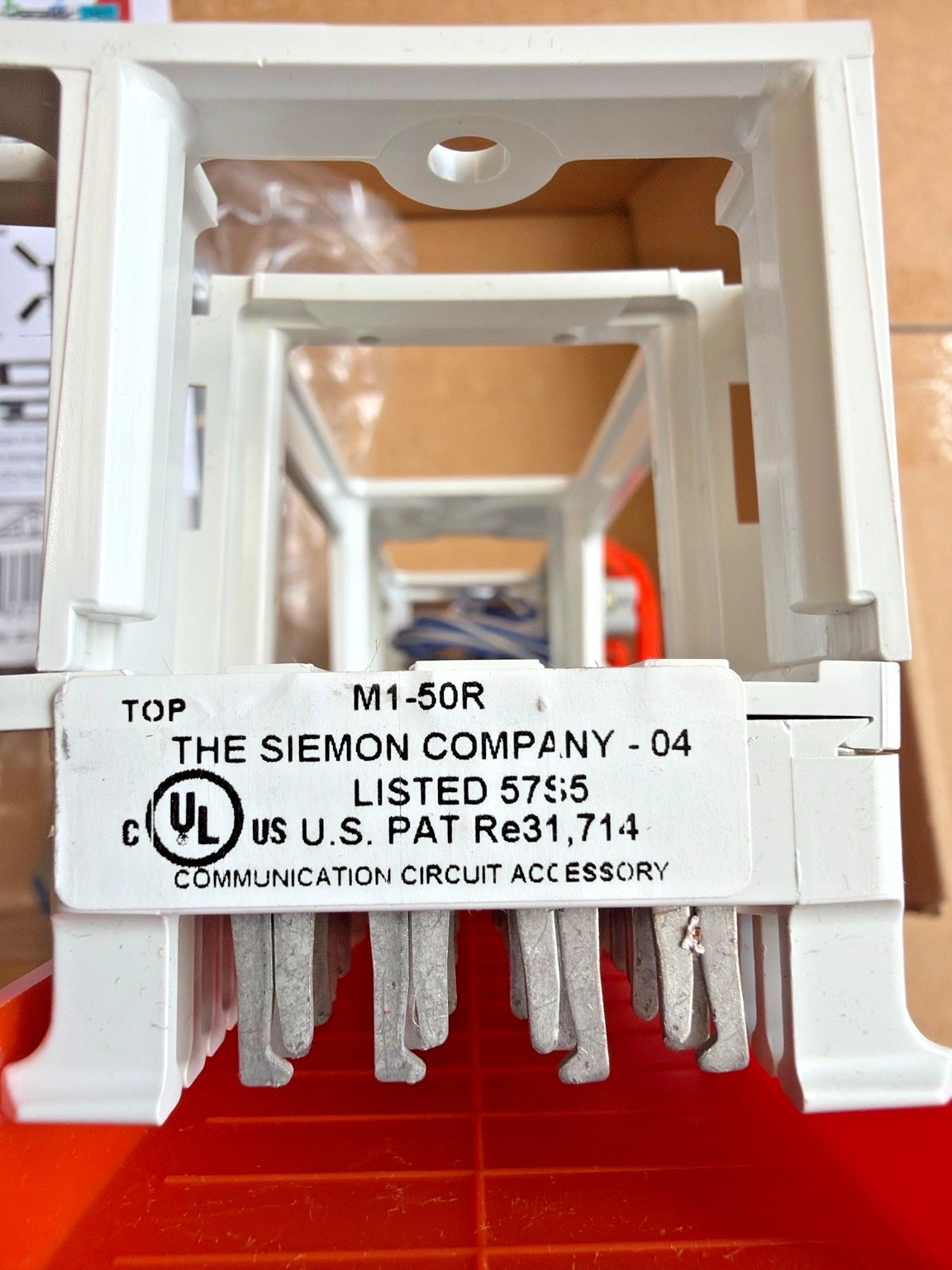 Siemon M1-50R 66 Block Communication Circuit Accessory