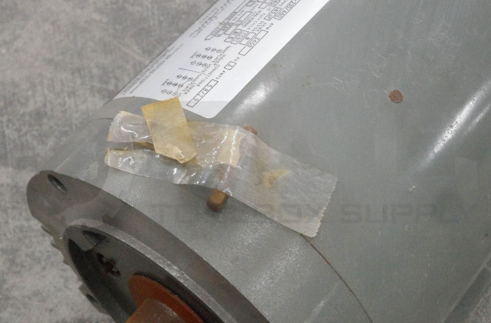US MOTORS C532 MOTOR 2HP 208-230/460V 3450RPM 3PH 5.8/2.9A TYPE R-1