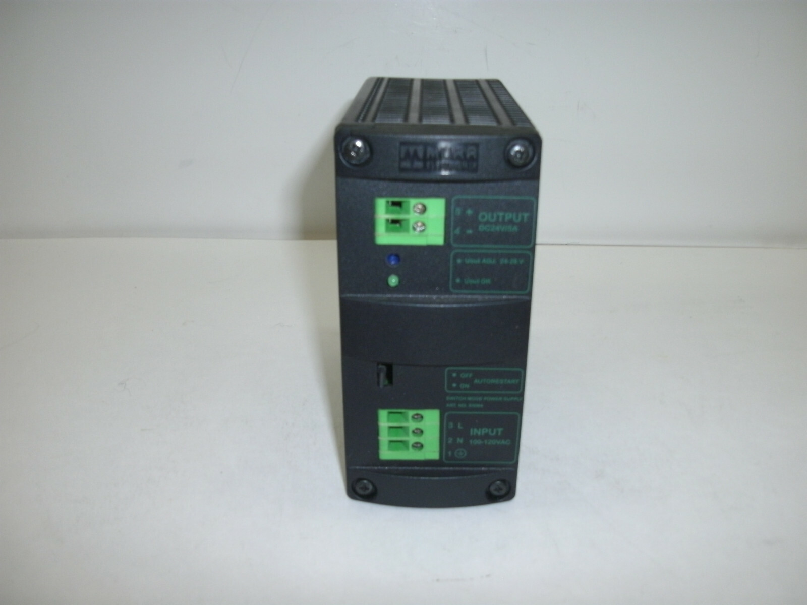 MURR ELEKTRONIX MCS5-115/24 SW MODE POWER SUPPLY 85084 SINGLE PHASE 100/120V
