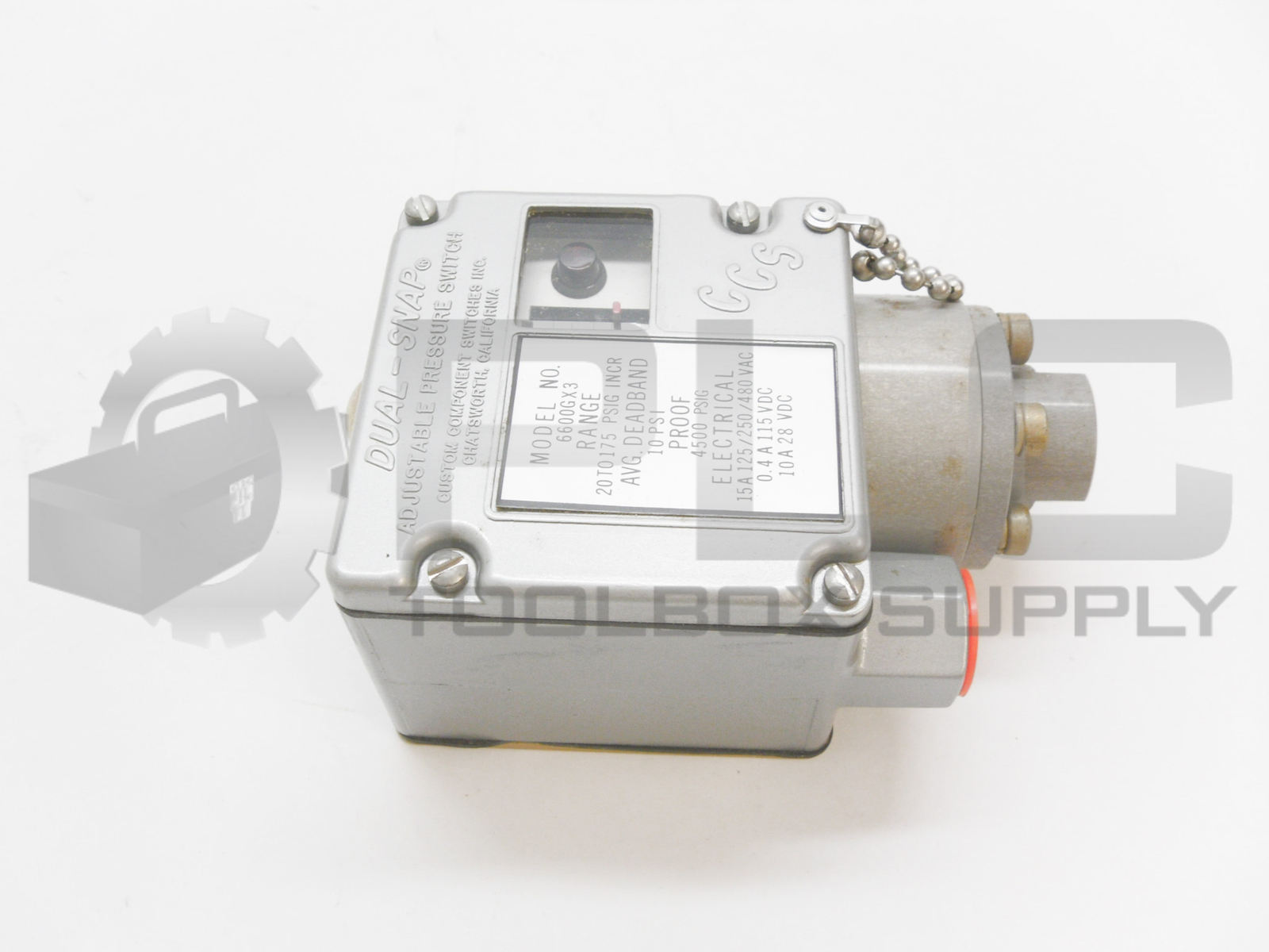 NEW CCS 6600GX3 DUAL SNAP PRESSURE SWITCH