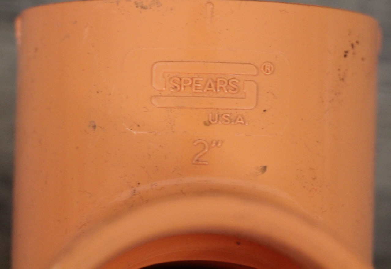 Spears 4201-020 2″ CPVC FlameGuard Tee SOC