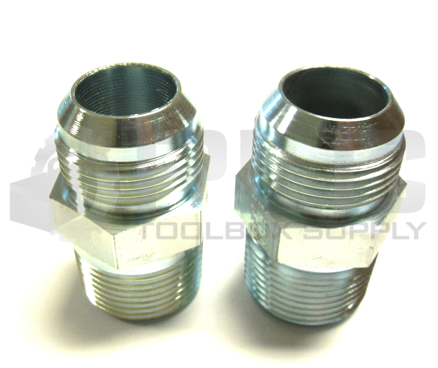 NEW LOT OF 2 PARKER 1 1/8″ FLARE MALE CONNECTOR
