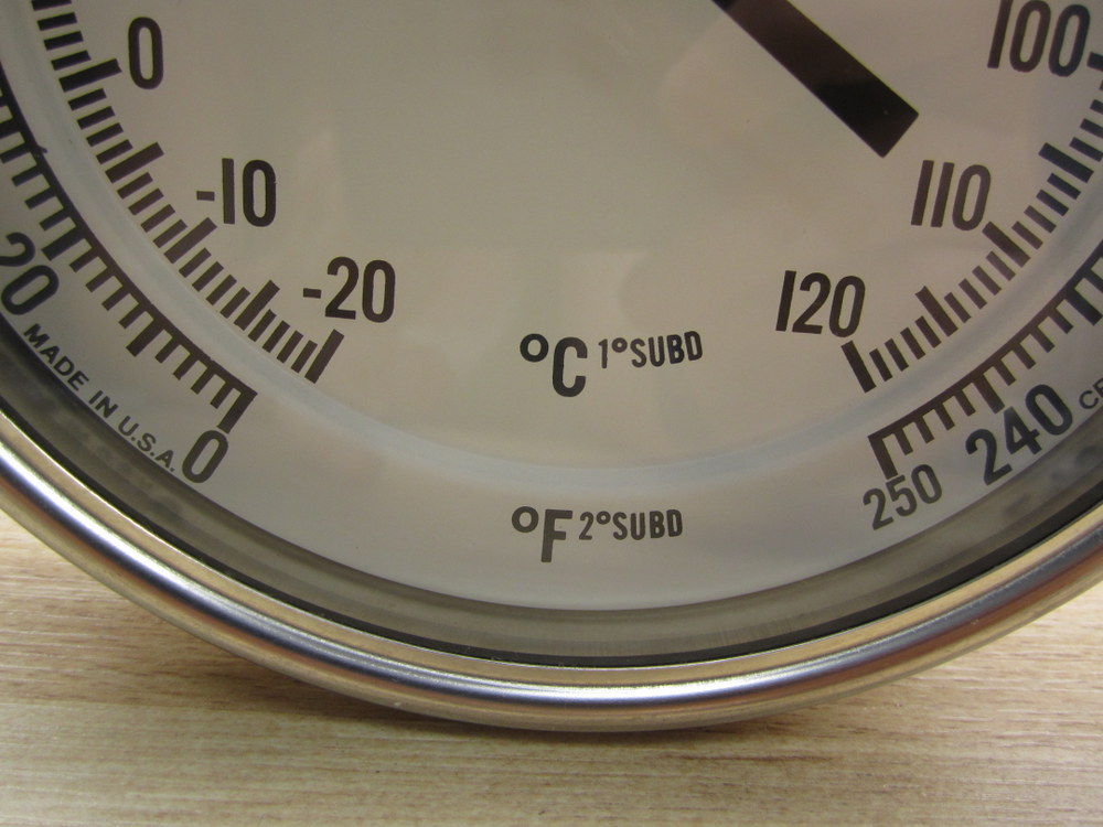 Ertco CR5011D Thermometer 0 To 250°F 20 To 120°C