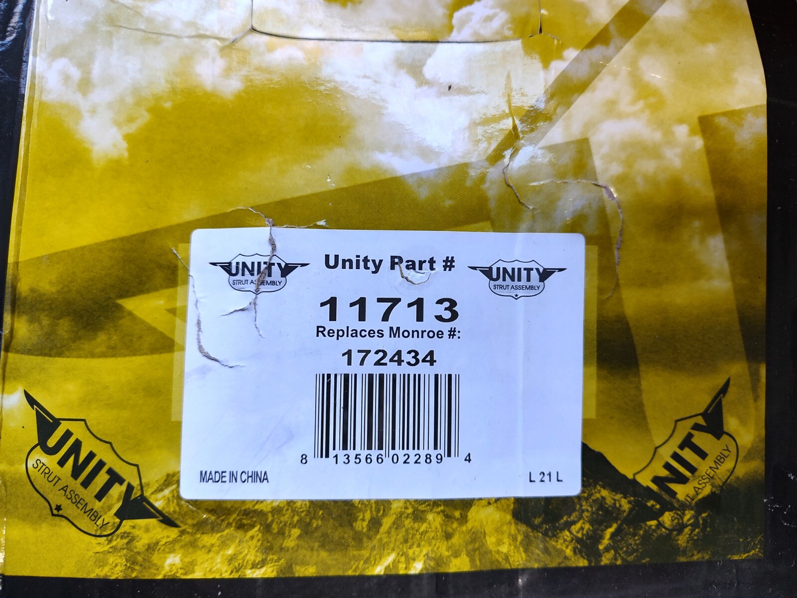 UNITY 11713 11713 Front Left Complete Strut Assembly