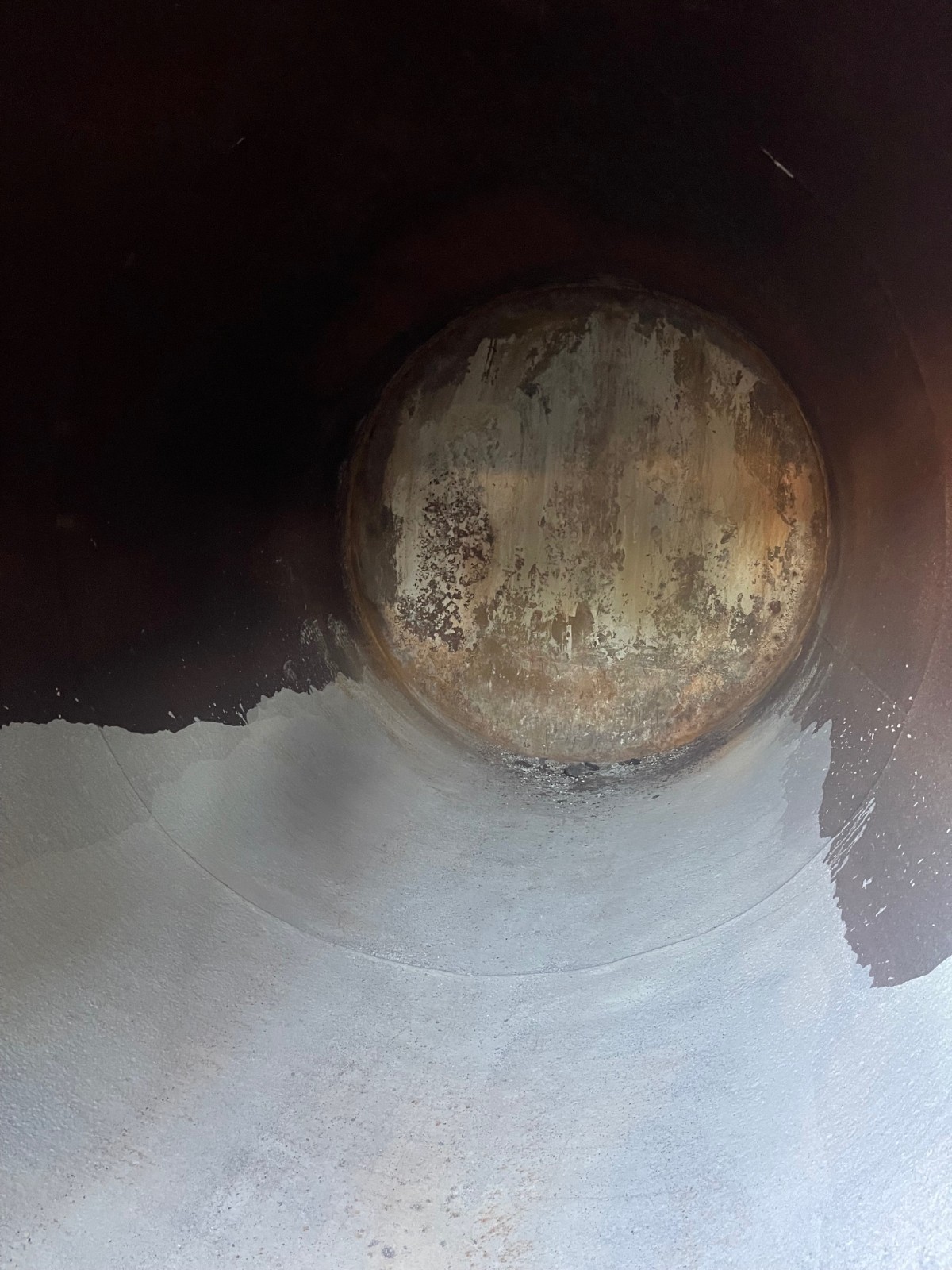 4000 Gal Vertical Liquid Storage Tank, Tank Dia: 7’, Tank H: 14’, Base: 80″x73″