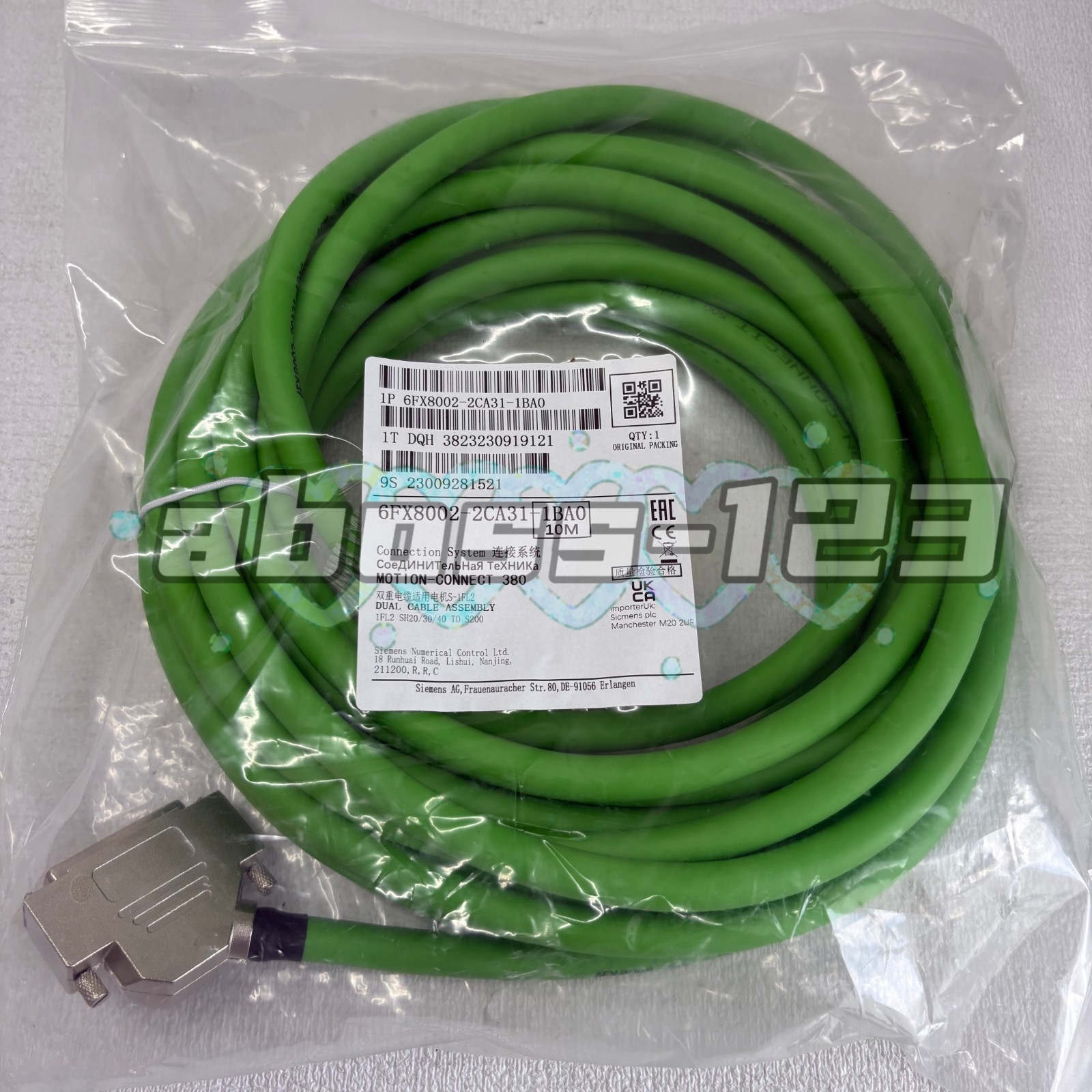 SIEMENS 6FX8002-2CA31-1BA0 Encoder Cable#1pcs new in box