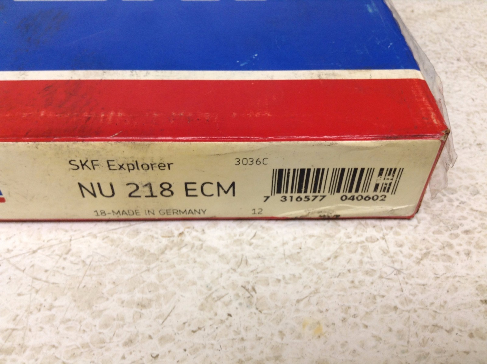 SKF NU 218 ECM Roller Bearing NU218ECM New (TSC)