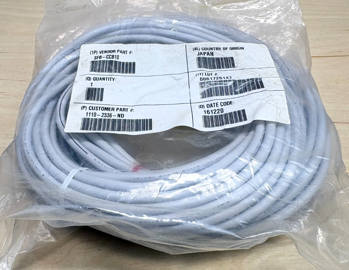 Panasonic SFB-CCB10 Cable, Safety Light Curtain, 10m