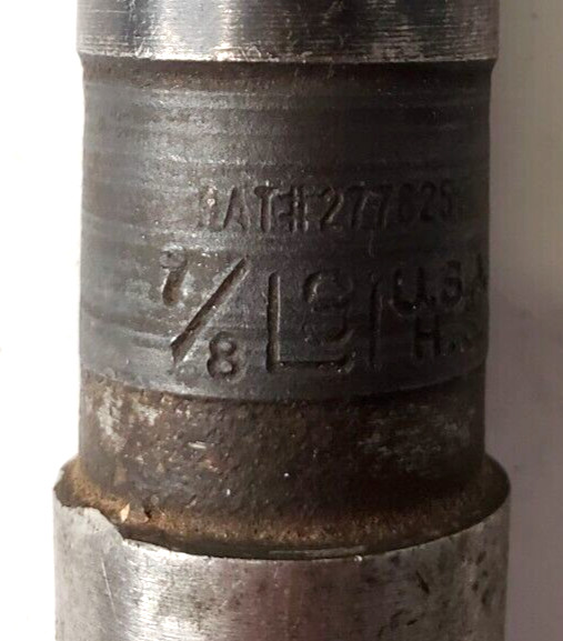 LSI 2778252 HS TAPERED DRILL BIT 7/8″ 2 FLUTE 8-1/4″ OAL 3-3/4″ SHANK LENGTH