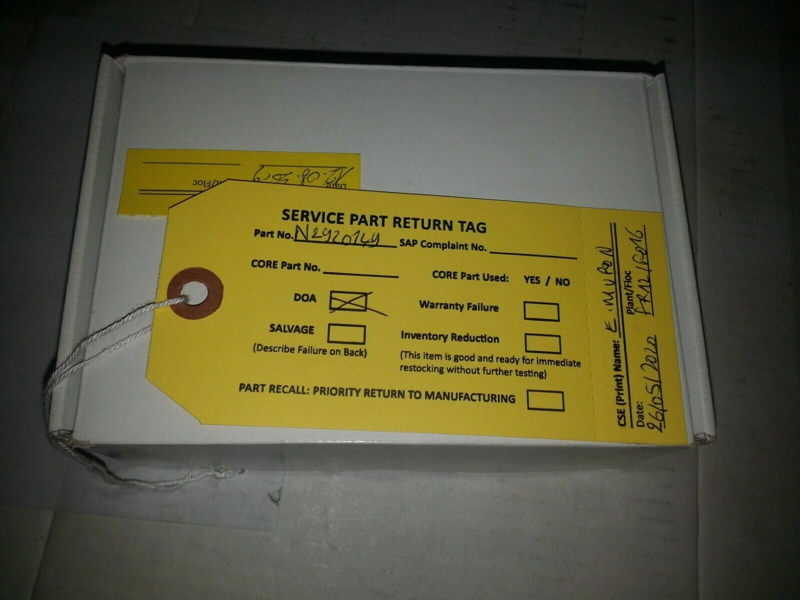 PERKIN ELMER DEUTERIUM LAMP N2920149 G 1911 N2920769