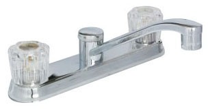 Huntington Brass K2210001 1.8 GPM Kitchen Faucet 7-1/4″ Reach 8 Hole Center
