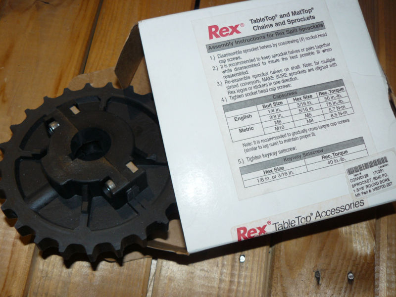 NEW REXNORD THERMOPLASTIC SPLIT SPROCKET 614-64-2