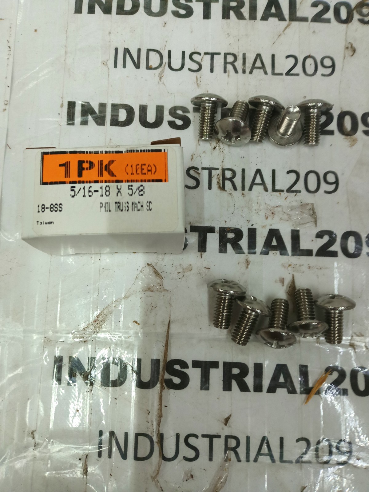1PK (10EA)5/15-18X5/8 18-8SS