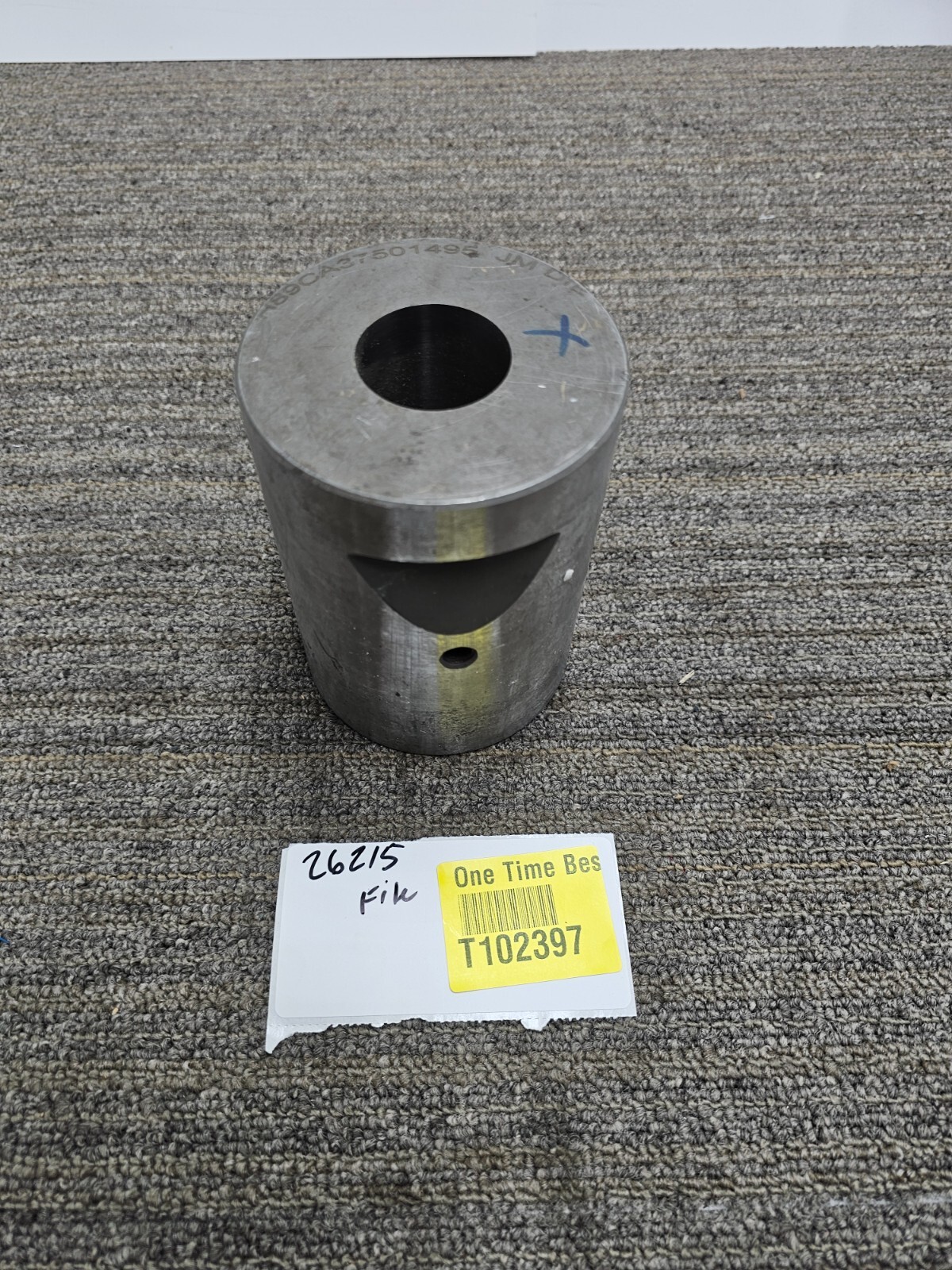 JM H89CA37501495 Die Heavy Duty Holder Die Cylindrical Shape Silver 5″ x 3-1/2″