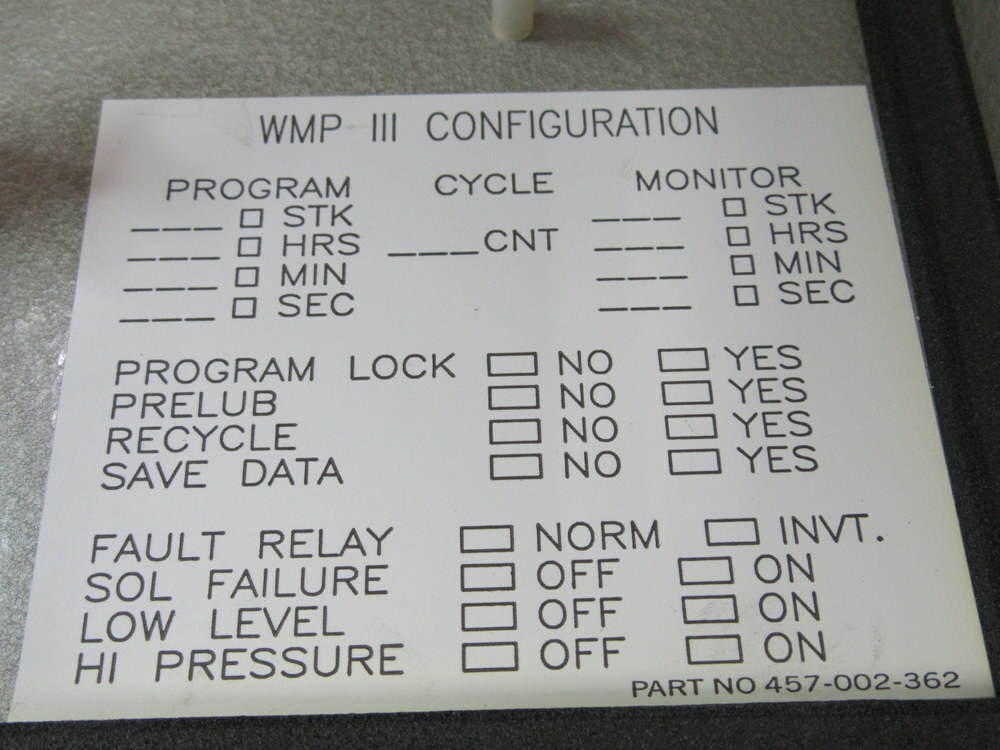 Trabon 163-310-000 Maxi-Monitor Controller Enclosure Only