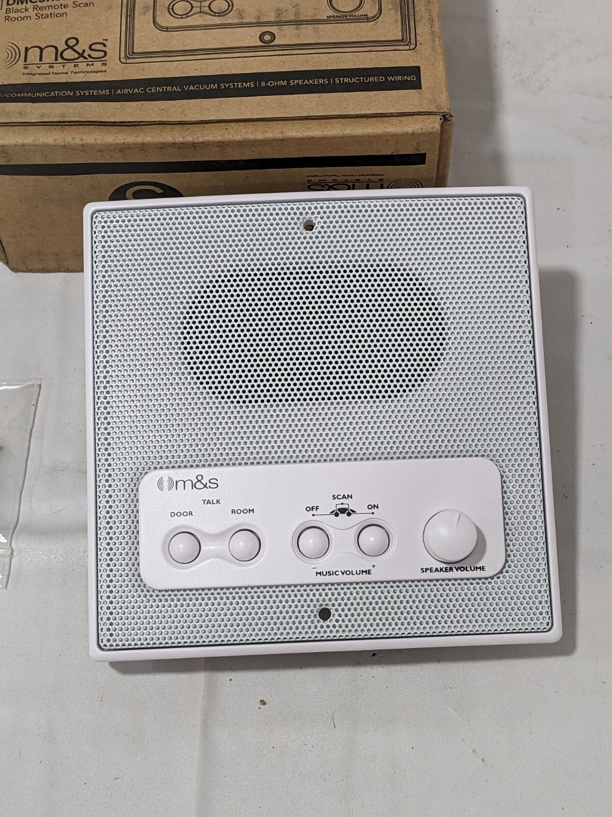 M&S Systems 5″ 3-Wire Radio Remote Scan Station – White DMC3RS