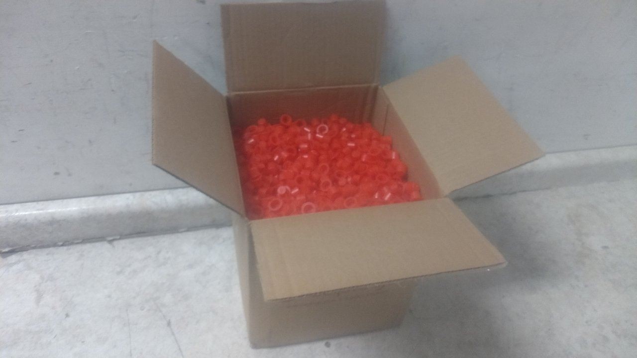 Caplugs T-5X 034301HB 5,000 Pk 0.72 In Overall Diameter Red Tapered Cap/Plug