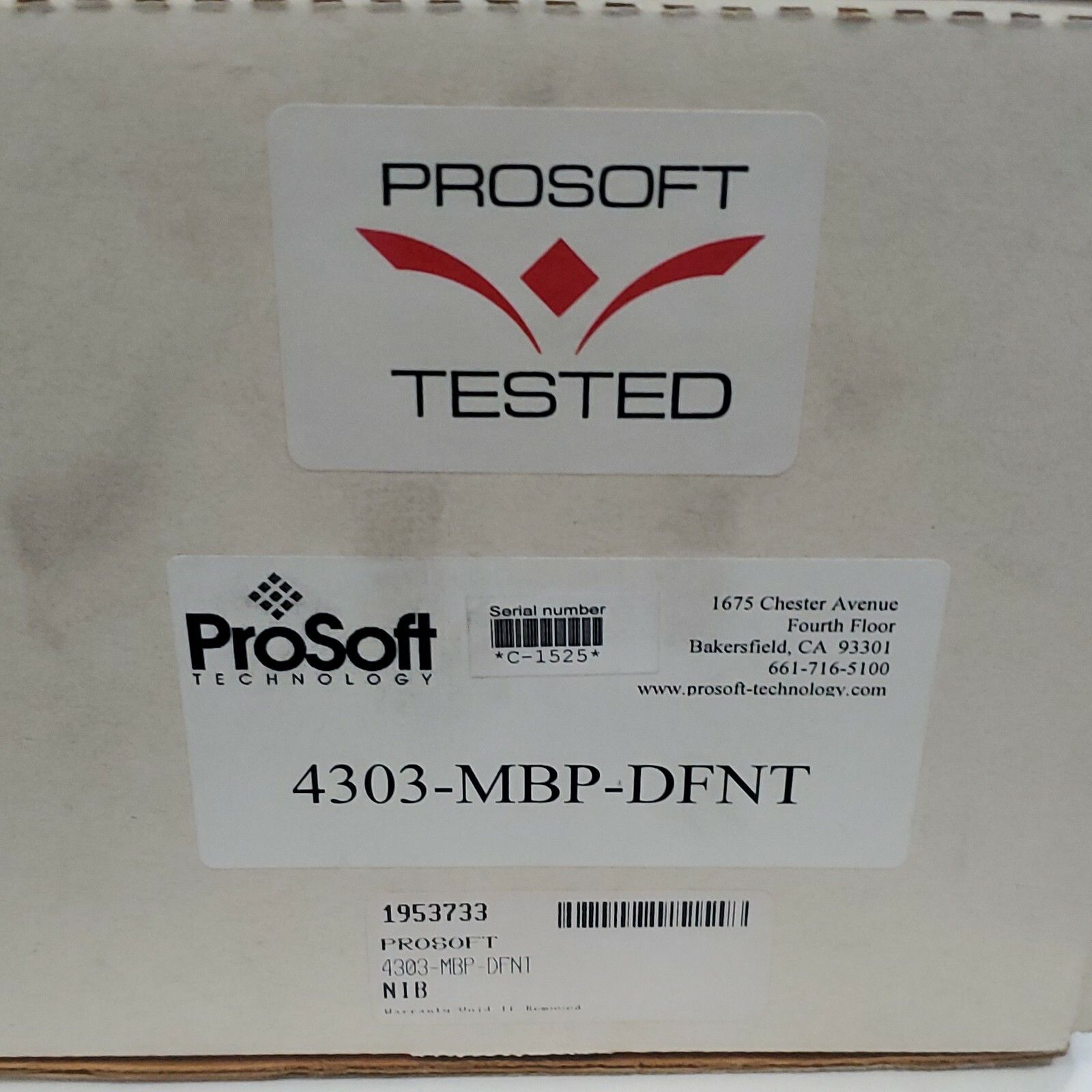 *NEW* Prosoft Technology 4303-MBP-DFNT Prolinx Communications + Warranty!