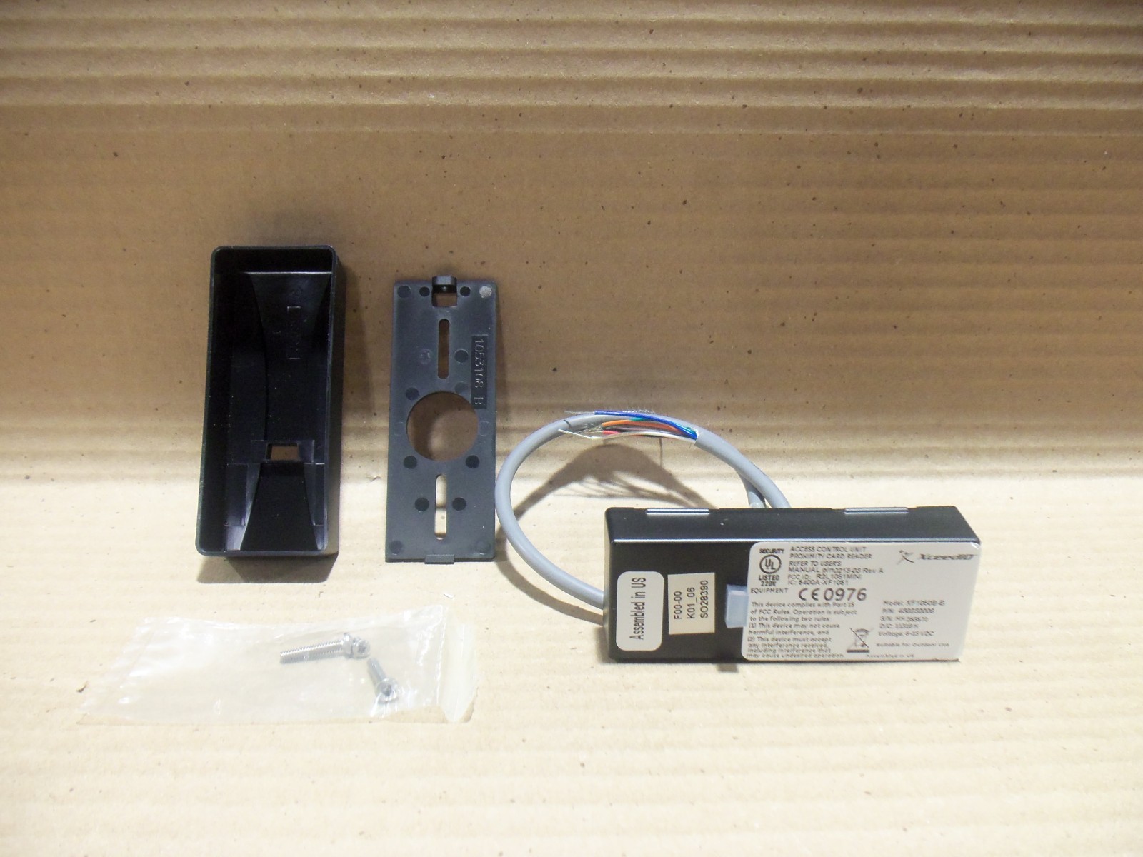 New XceedID XF1050B-B Mini Mullion Black Proximity Reader Access Control System