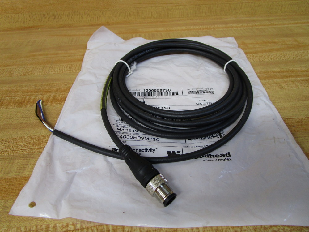 Brad Connectivity 804006H09M030 Woodhead Cordset 1200658730