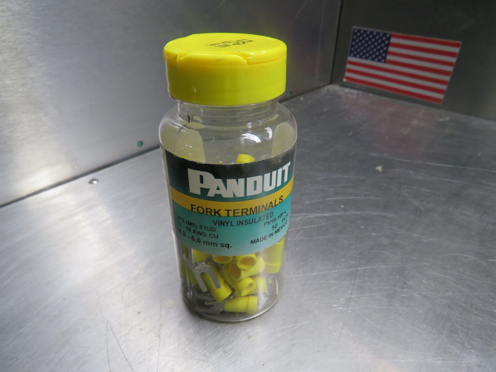 Panduit PV10-10F-L Fork Terminal Lot of 50!