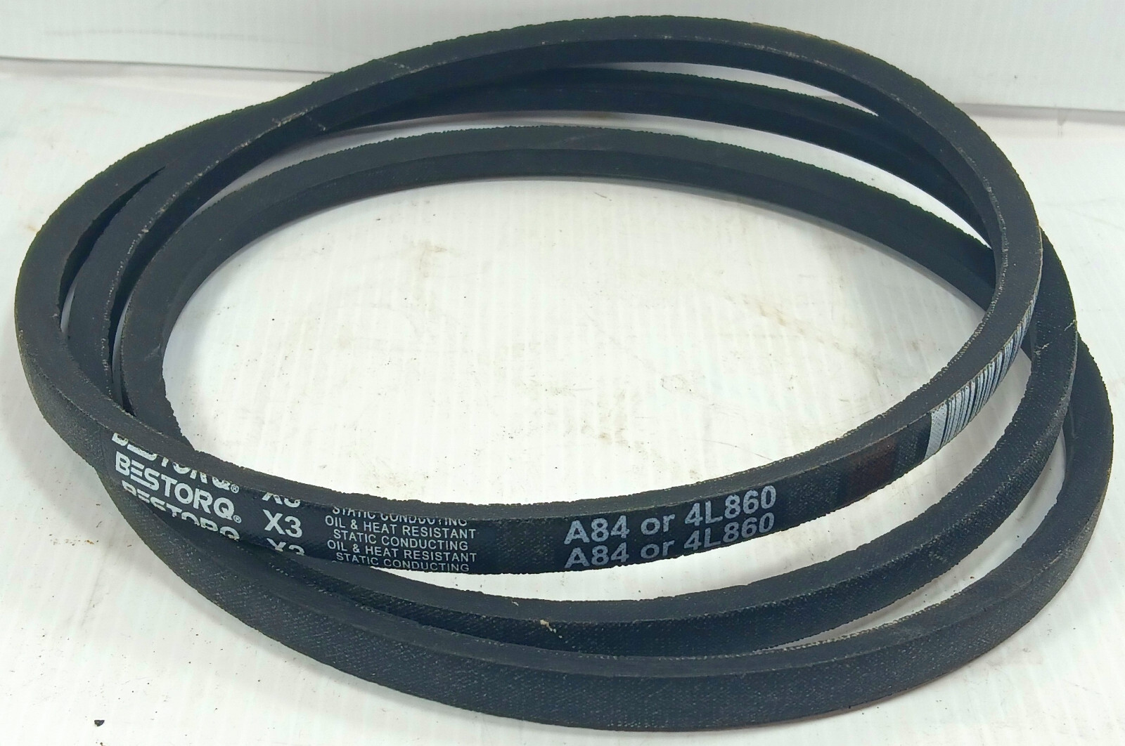 1 NEW BESTORQ A84 4L860 86″ CLASSIC PROFILE WRAPPED V-BELT NNB ***MAKE OFFER***