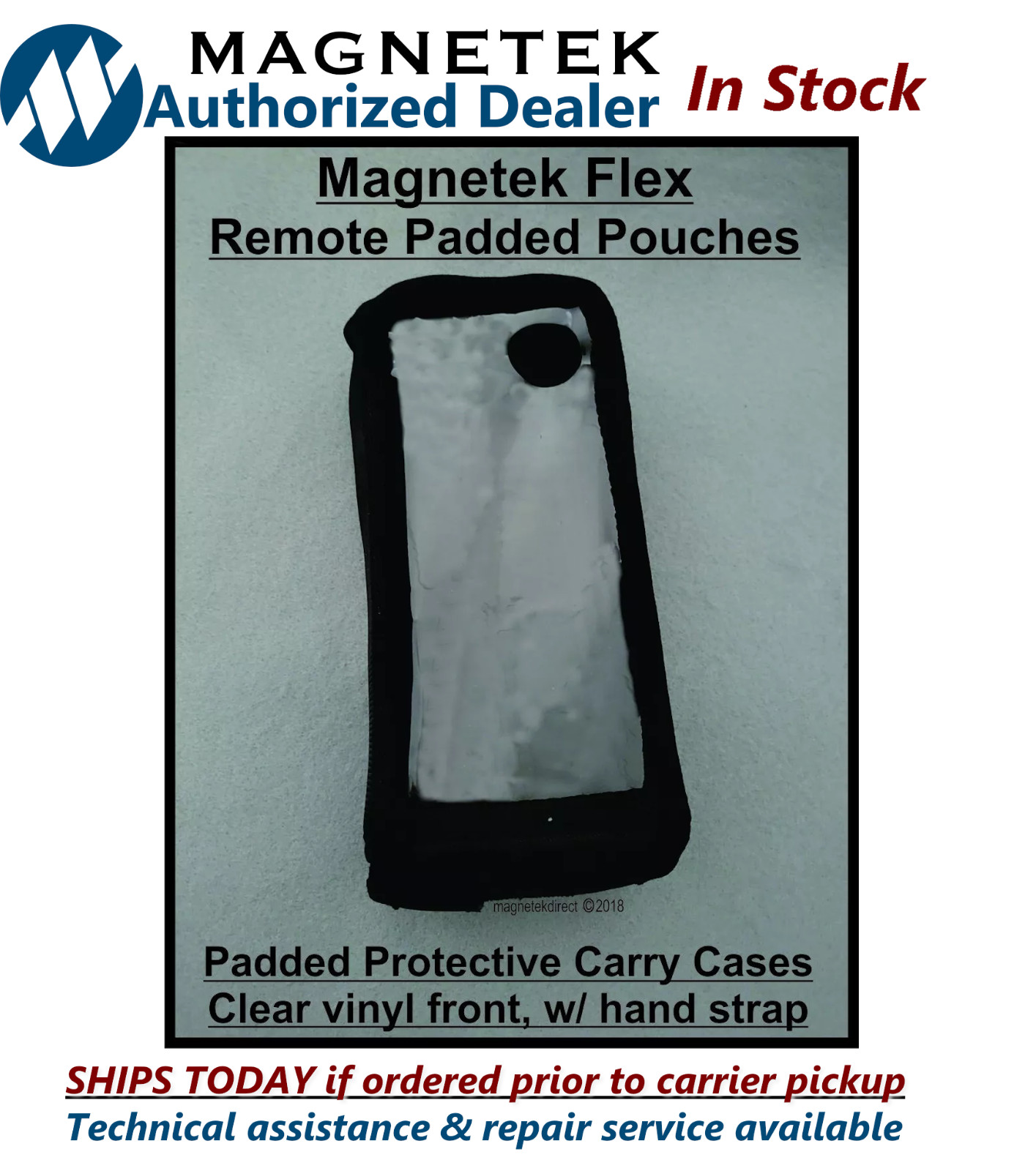 Magnetek Padded Case #0-CVP-02 ~ for radio remote control transmitter Flex 8EX
