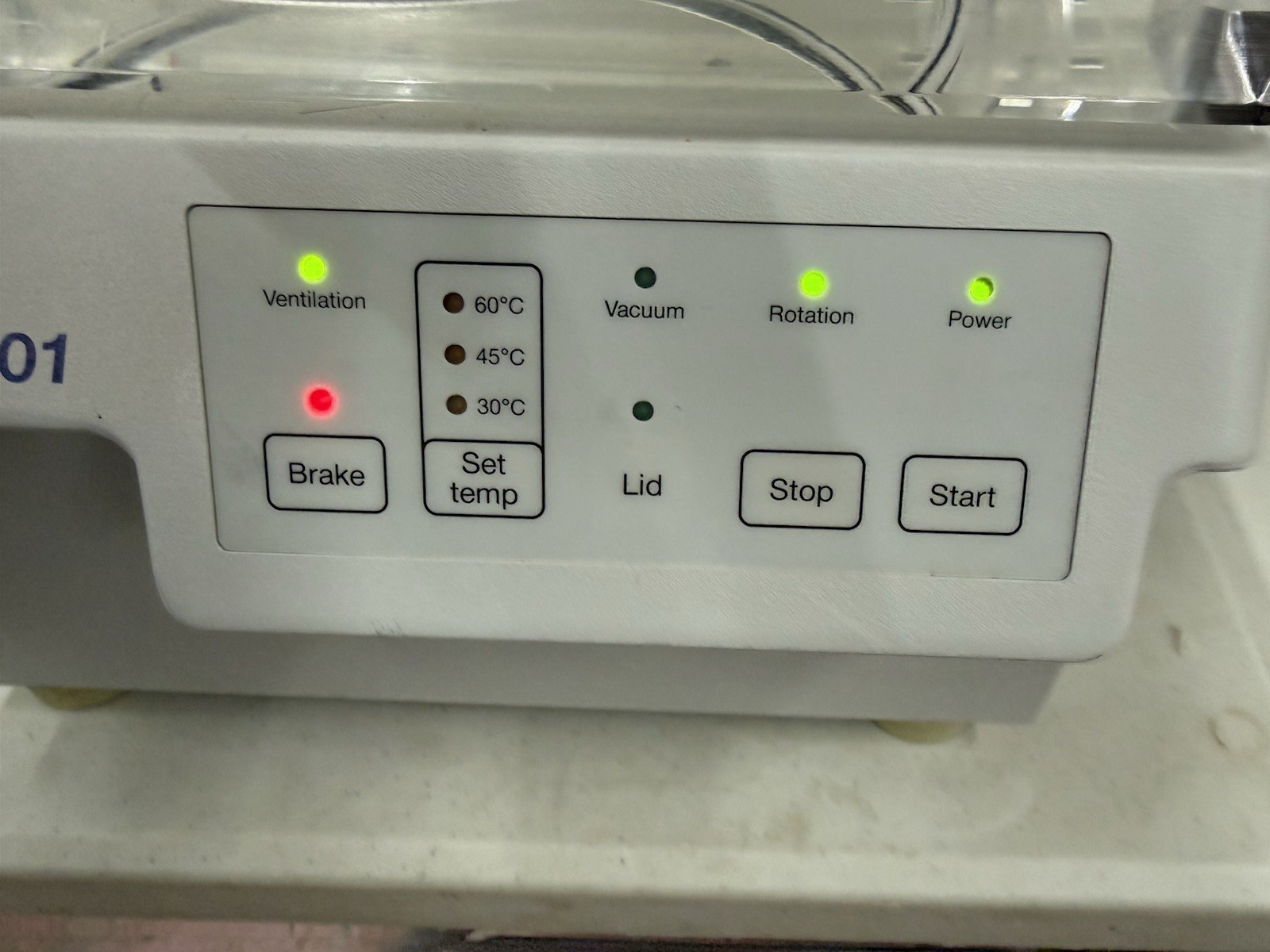 EPPENDORF VACUFUGE 5301 CONCENTRATOR CENTRIFUGE WITH F 45-48-11 ROTOR