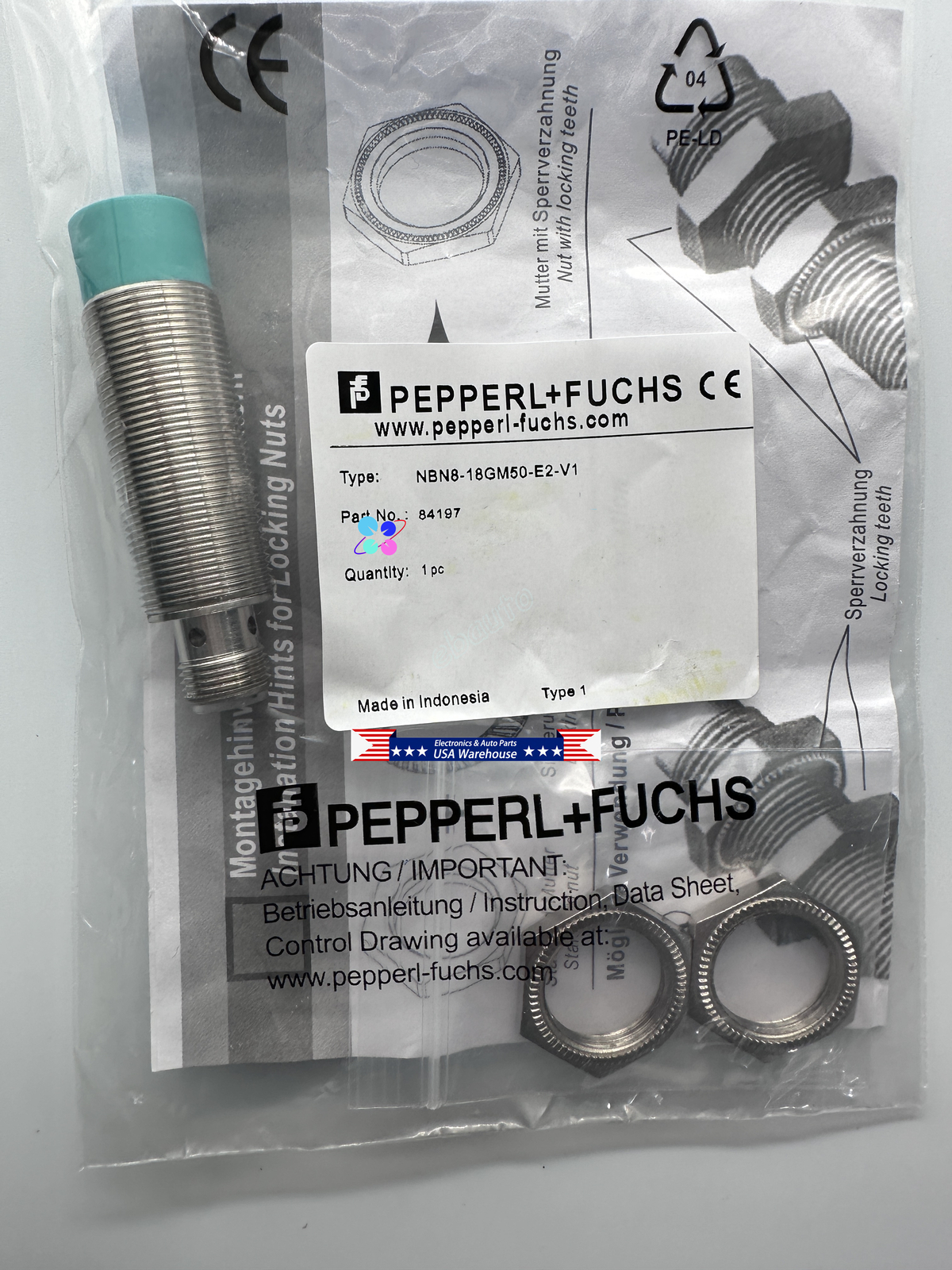 NEW For Pepperl+Fuchs NBN8-18GM50-E2-V1 Inductive Proximity Switch Sensor