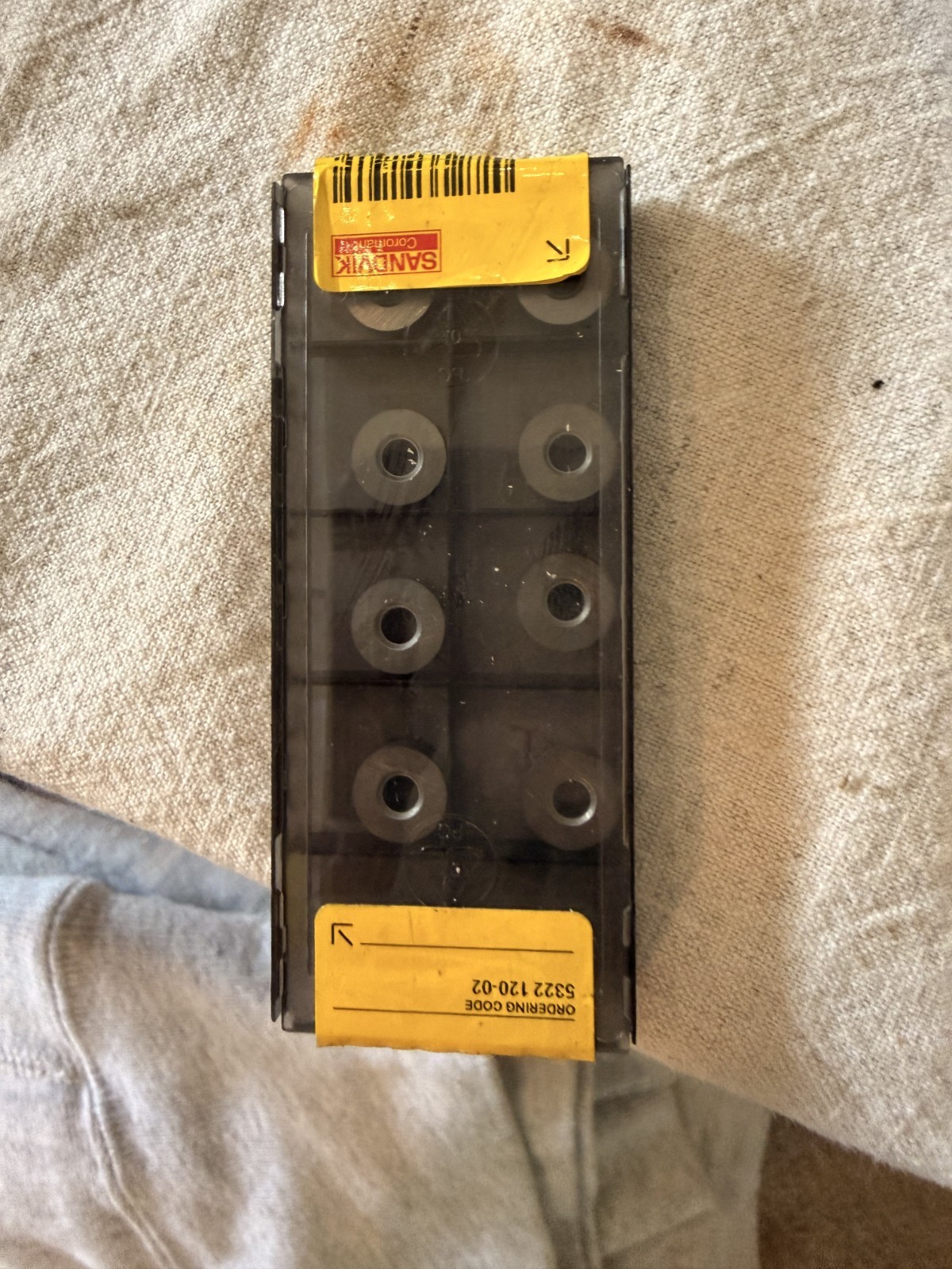 NEW PACK of 9 Sandvik Carbide Shim Seat Insert # 5322 120-02 vh4