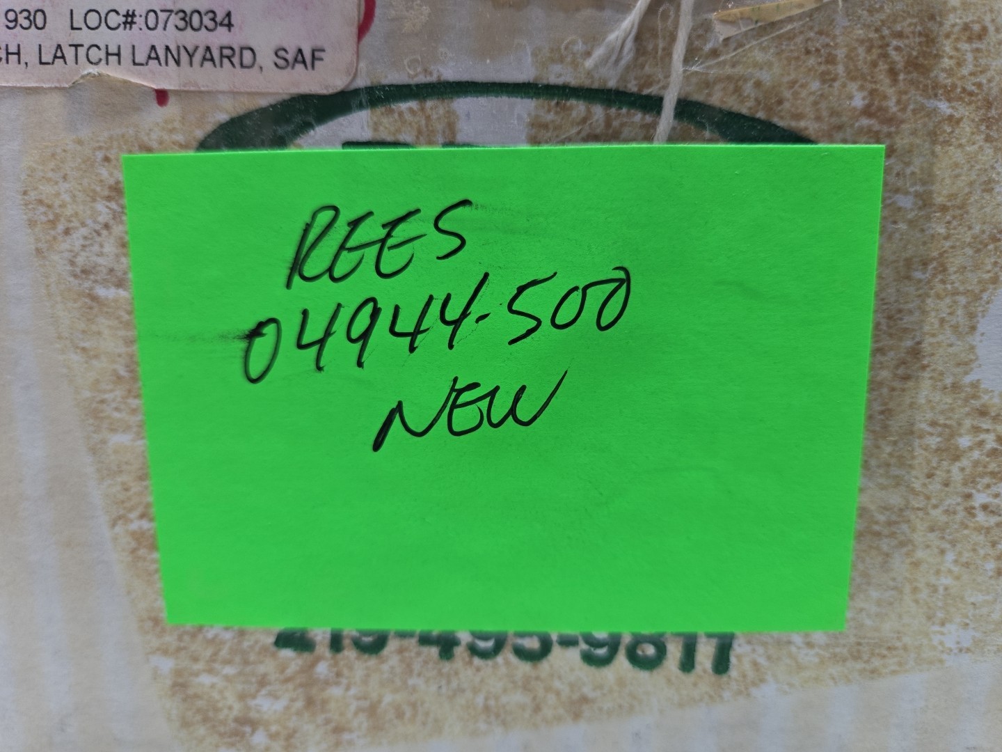 Rees 04944-500 Cable Operator Switch N.O. / N.C. Maintained Black 04944500 New