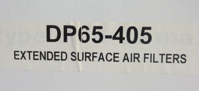 AIRGUARD DP65-405 PLEAT LINE EXTENDED SURFACE AIR FILTERS 24X24X4 (BOX OF 10)
