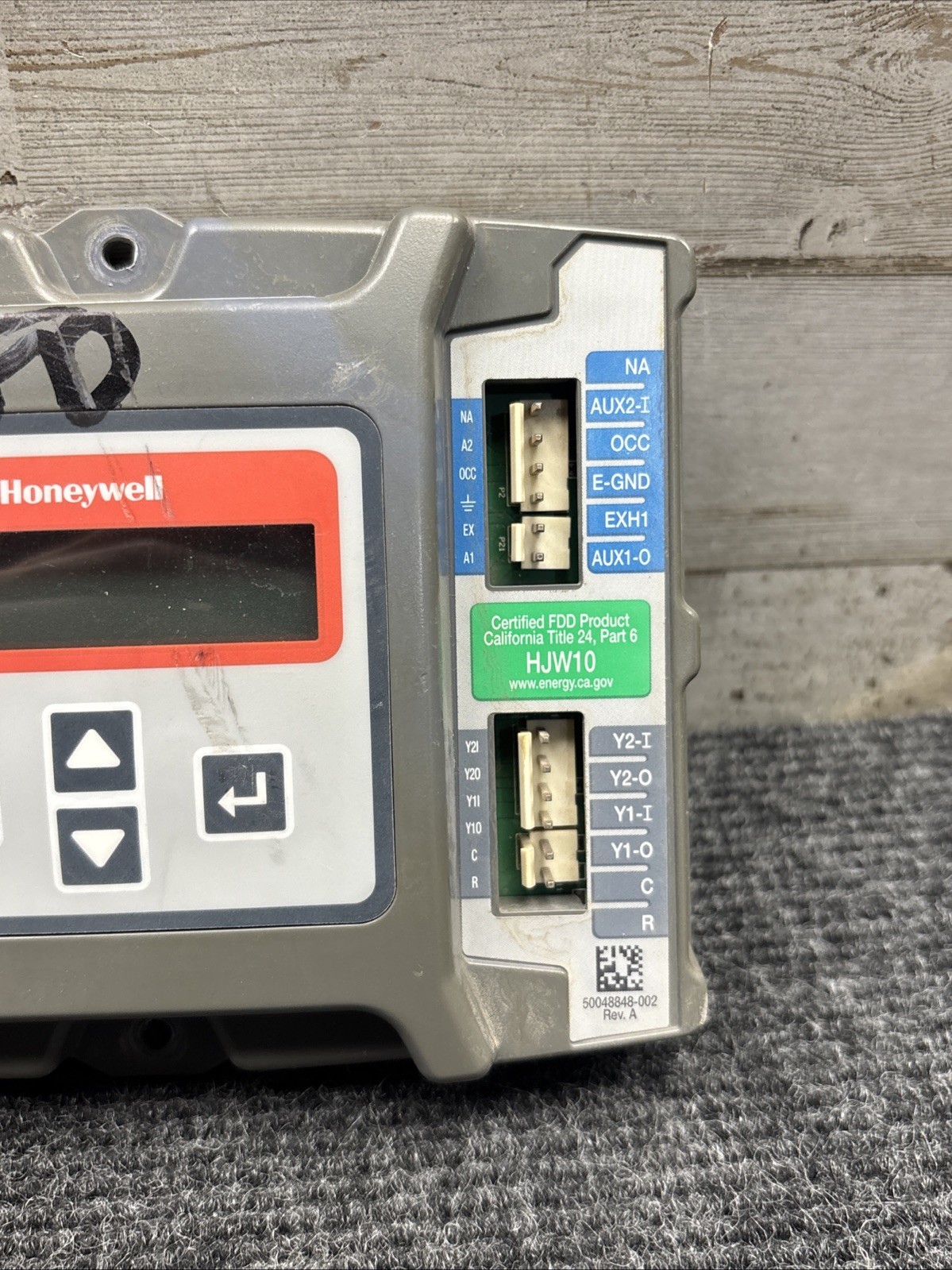 HONEYWELL W7220A1000 Software Ver 1.14 Economizer Controller