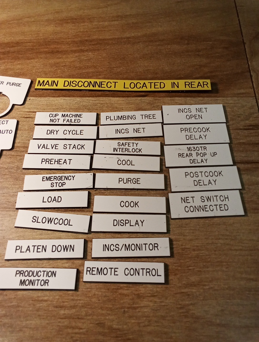 Unbranded Assorted Industrial Labels