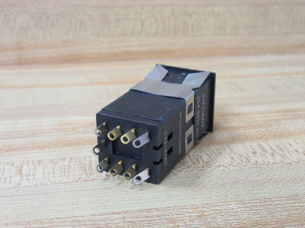 Dialight 554-6221-411 Pushbutton Switch 5546221411 Amber System/AC Off