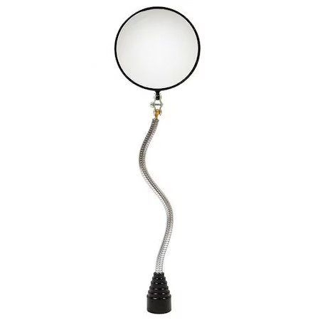 Mag-Mate 375G990 Inspection Mirror, Flexible Arm, 14-1/4 In