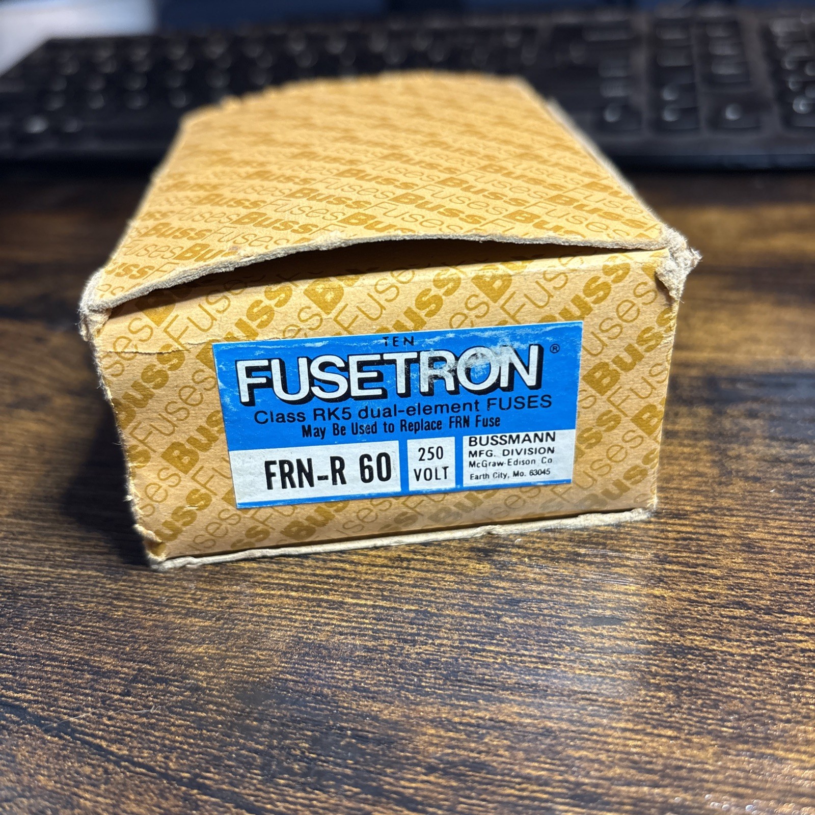 Fusetron FRN-R-60 Box of (10) 250V 60A