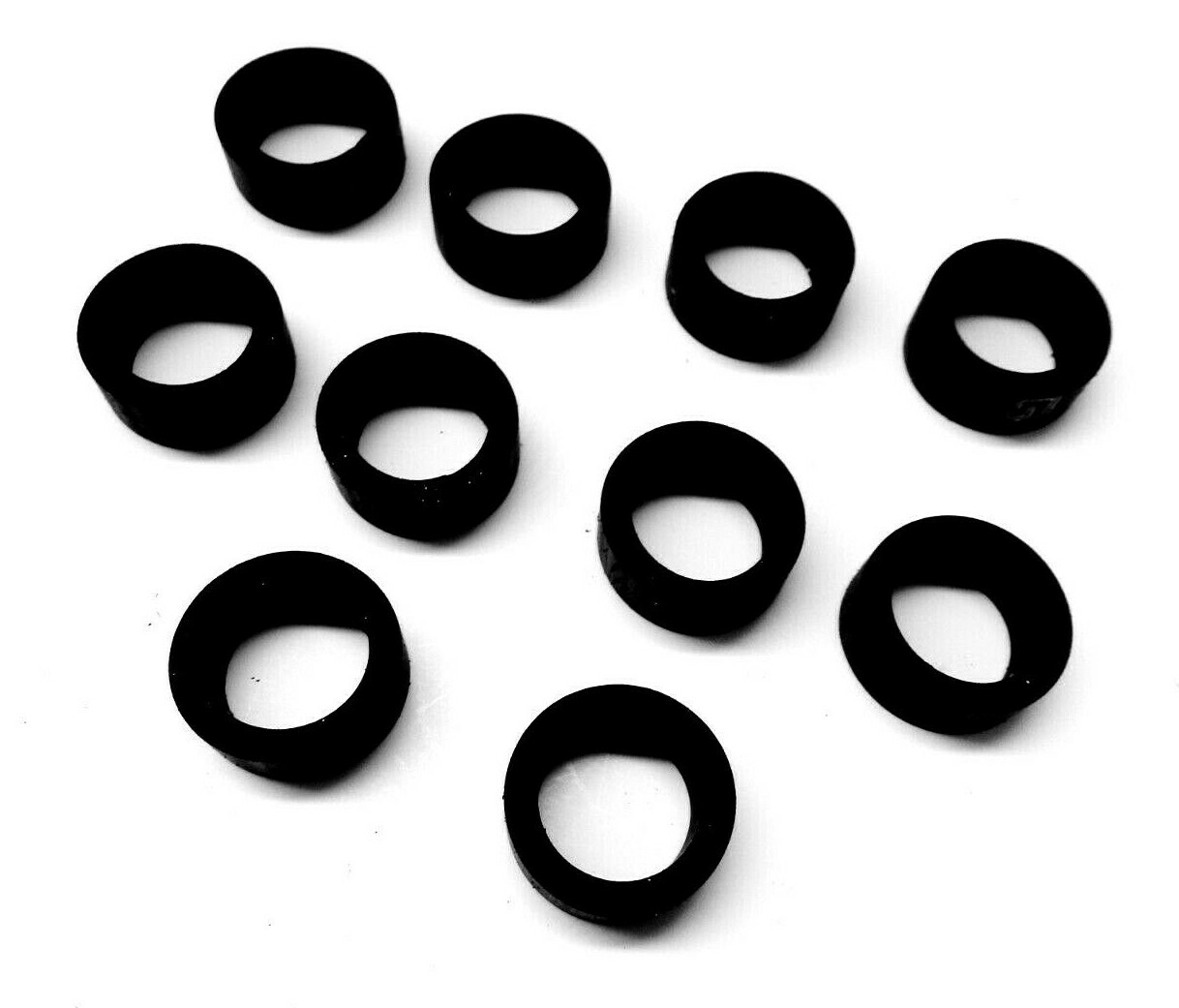 Steamer Rubber Washer Gaskets Boiler Gauge Sight Glass Seals 5/8″OD 10 Pcs