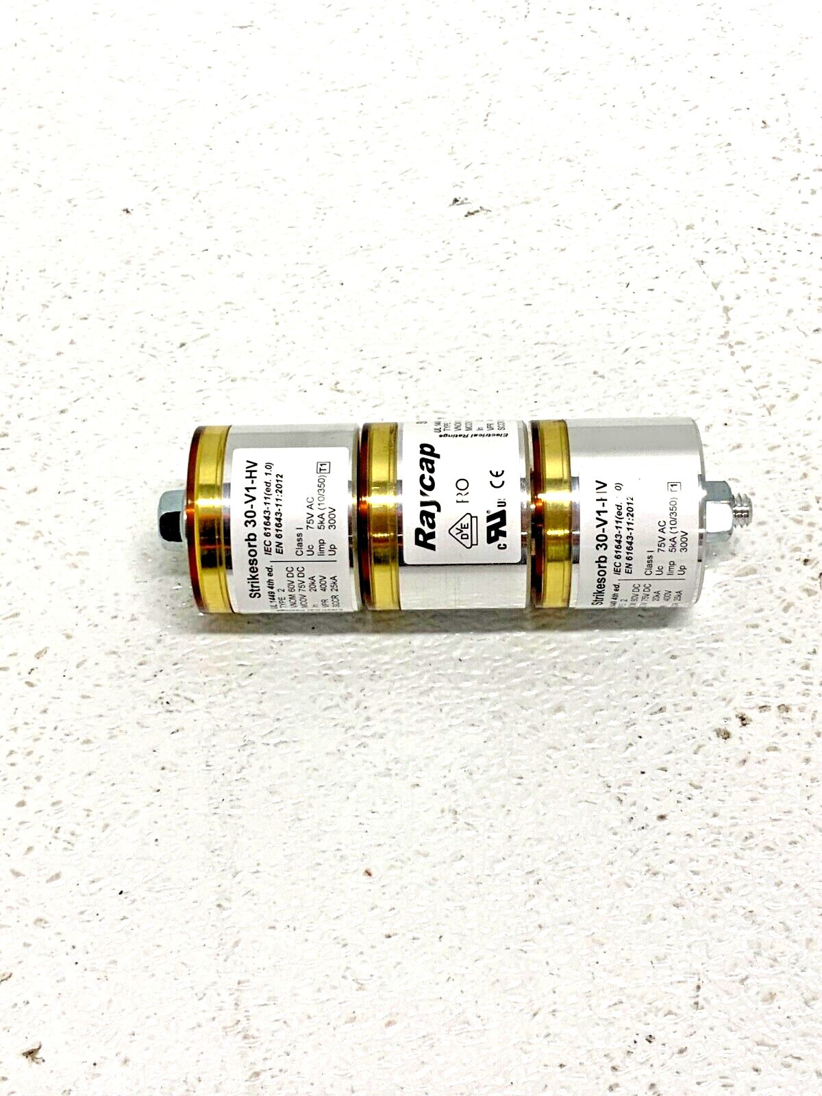 Lot of 3 Raycap Strikesorb 30-V1-HV Surge Protection Type 2 MCOV 75V DC 23D